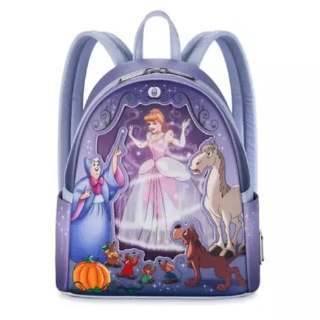 Disney Parks Loungefly Mini Backpack - Disney100 - Cinderella 3 Disney Parks Loungefly Mini Backpack - Disney100 - Cinderella