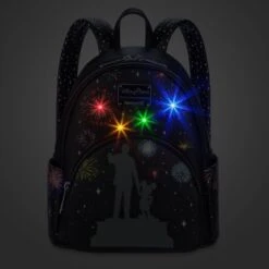 Disney Parks Loungefly Backpack - Disney100 - Walt And Mickey Partners - Light-Up -Disney 102476 3