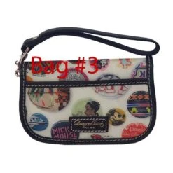 Disney Dooney & Bourke Bag - Disney Parks Buttons Mickey Wristlet Bag SPECIFIC -Disney 18006 3Ba