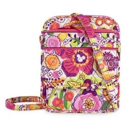 Disney Vera Bradley Bag - Bouncing Bouquet - Pink Mini Hipster