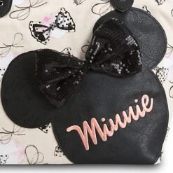 Disney Parks Loungefly Satchel Bag - Minnie Mouse Bows Canvas Tote 7 Disney Parks Loungefly Satchel Bag - Minnie Mouse Bows Canvas Tote -Disney 27779 2