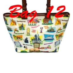 Disney Dooney & Bourke Bag - Disney World Retro - Shopper -Disney 33715 12