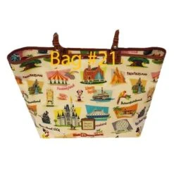Disney Dooney & Bourke Bag - Disney World Retro - Shopper -Disney 33715 21
