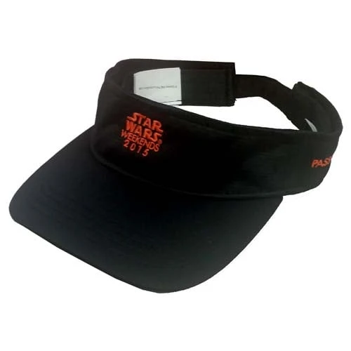 Disney Mens Sun Visor Hat - Star Wars Weekends - 2015 3 Disney Mens Sun Visor Hat - Star Wars Weekends - 2015
