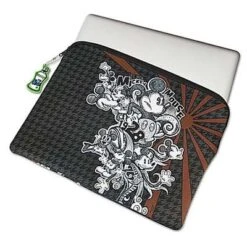 Disney Laptop Sleeve - 15" Reversible Houndstooth Mickey Mouse