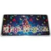Disney License Plate - Magic Kingdom Character Icons Logo