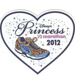 Disney Auto Magnet - Disney Princess 1/2 Marathon - Heart