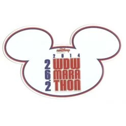 Disney Auto Magnet - WDW Marathon 26.2