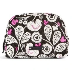 Disney Vera Bradley Bag - Mickey Meets Birdie - Medium Zip Cosmetic