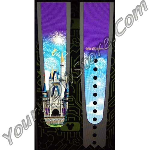 Disney Magicband Bracelet - Customized - Cinderella Castle 3 Disney Magicband Bracelet - Customized - Cinderella Castle