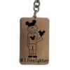 Disney Key Chain Ring - Walt Disney World Mickey Ears Tag - Boy - #1 Firefighter -Disney 52911
