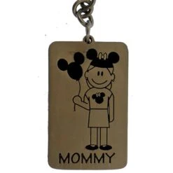 Disney Key Chain Ring - Walt Disney World Mickey Ears Tag - Mommy