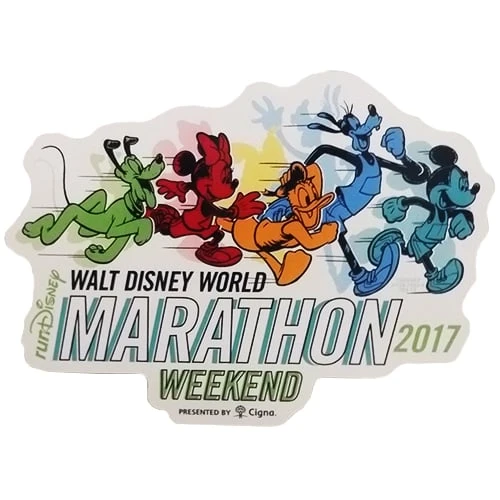 Disney 2017 Marathon Magnet - Marathon Weekend Logo 2017 3 Disney 2017 Marathon Magnet - Marathon Weekend Logo 2017