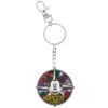 Disney Keychain - Epcot - Mickey Flags Spinner -Disney 60199d