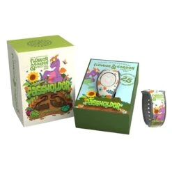 Disney Magicband 2 Bracelet - 2018 Flower And Garden - Figment -Disney 64084 a3