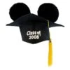 Disney Hat - Ears Graduation Cap - Class Of 2008 - Mortarboard -Disney 70413