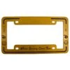 Disney License Plate Frame - Where Dreams Come True - Gold-tone