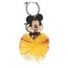 Disney Keychain - Mickey Mouse - Koosh Pom Pom Bag Clip -Disney 81115