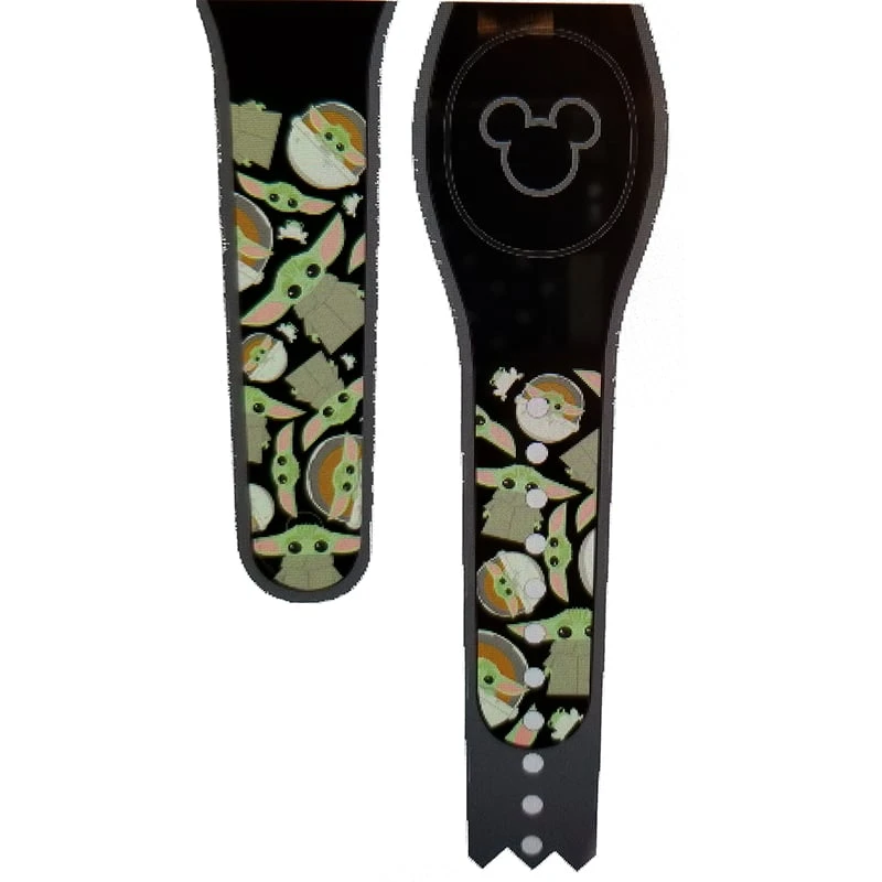 Disney Magicband 2 Bracelet - Star Wars - Mandalorian - The Child - Chibi 3 Disney Magicband 2 Bracelet - Star Wars - Mandalorian - The Child - Chibi