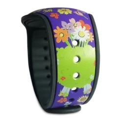 Disney MagicBand 2 Bracelet - Epcot Flower And Garden Festival 2021 - Figment -Disney 88376 2