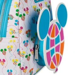 Disney Parks Loungefly Mini Backpack - Vault Collection Retro Mickey Balloons -Disney 96647s3