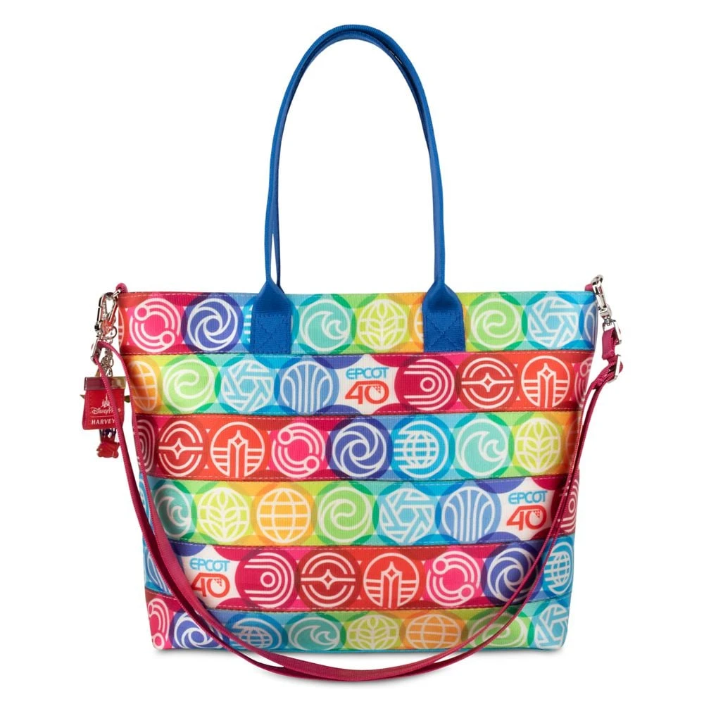 Disney Bag - EPCOT 40th Anniversary Tote By Harveys 3 Disney Bag - EPCOT 40th Anniversary Tote By Harveys